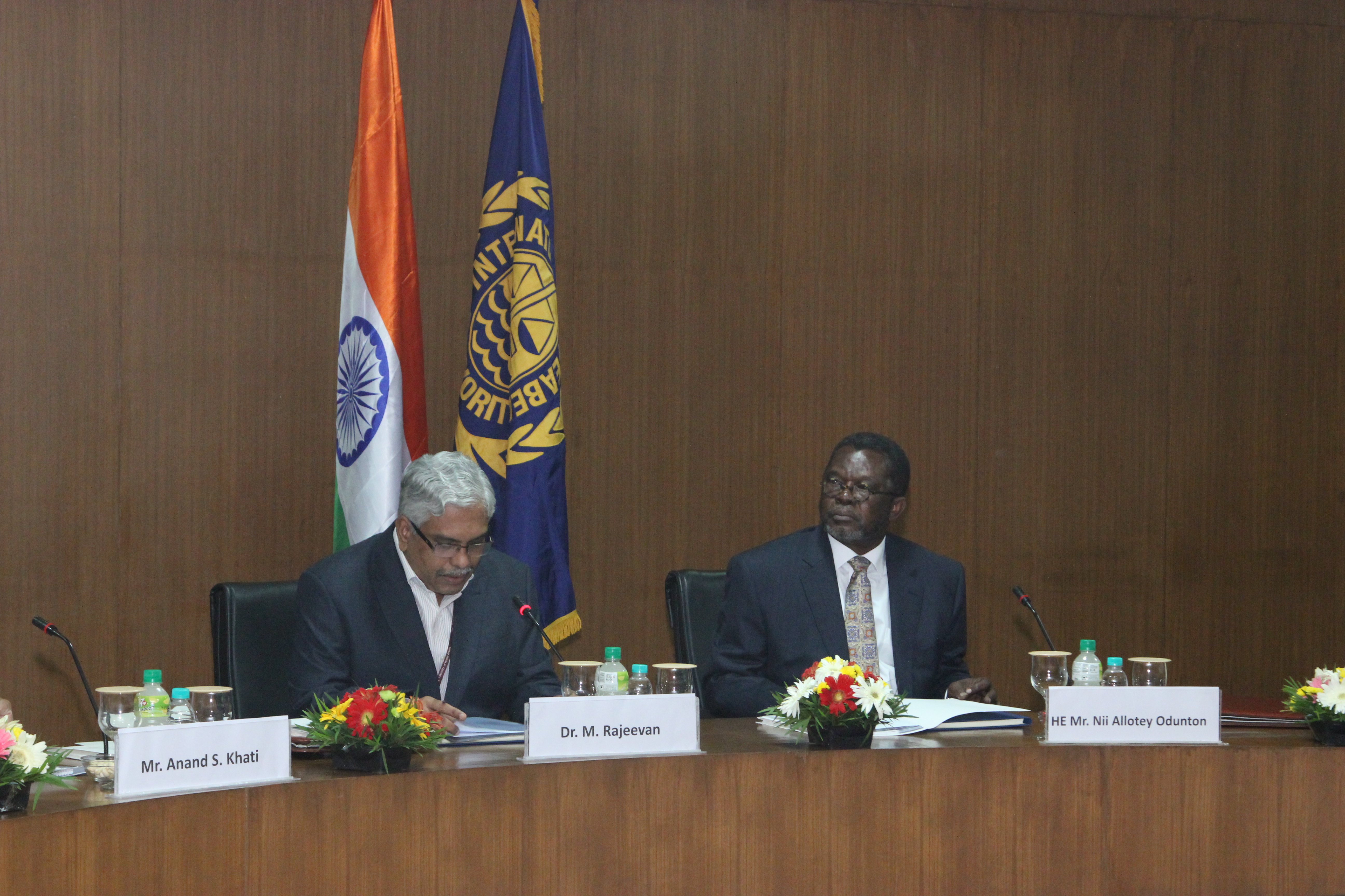 Signing of Contract for Exploration of Polymetallic Sulphides between GOI and ISBA