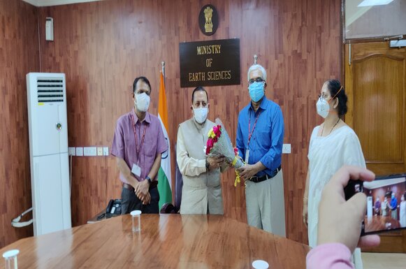 Hon'ble Union Minister's visit to MoES July 12, 2021