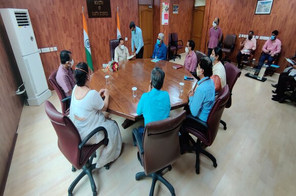 Hon'ble Union Minister's visit to MoES July 12, 2021