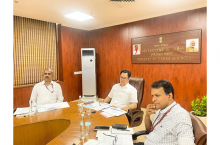 Meeting Hon'ble Minister Shri Kiren Rijiju MoES on the DOM